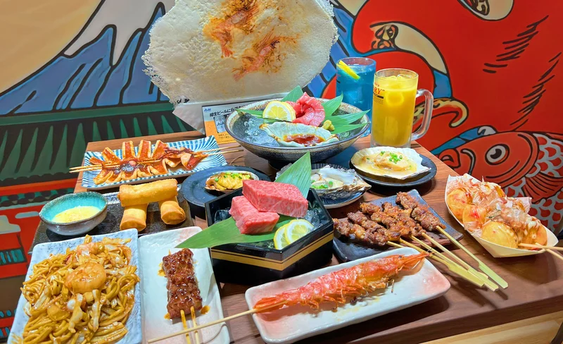 【Klook獨家販售】勝 旨いもん屋台（Katsu Umaimonyadai）海鮮和牛居酒屋 – 大阪・道頓堀・心斎橋・難波