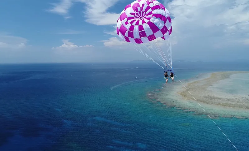 【快閃9折優惠】水上拖曳傘體驗（含免費相機租借）- 那霸出發