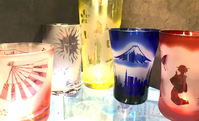 東京噴砂玻璃工藝體驗（日系圖案DIY）