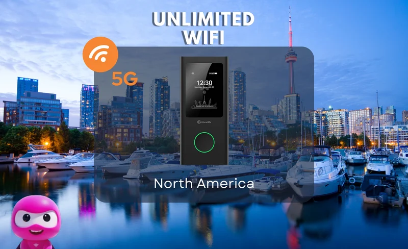 北美4G / 5G WiFi（馬來西亞機場領取） - Roamingman提供