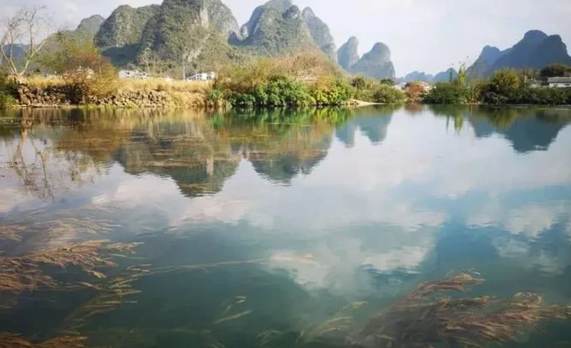 桂林出發龍遇龍河 十里畫廊 灕江 二十元人民幣背景圖 興坪古鎮私人導覽1日遊