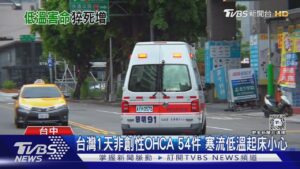 台灣1天非創性OHCA 54件 寒流低溫起床小心 ｜TVBS新聞 @TVBSNEWS01