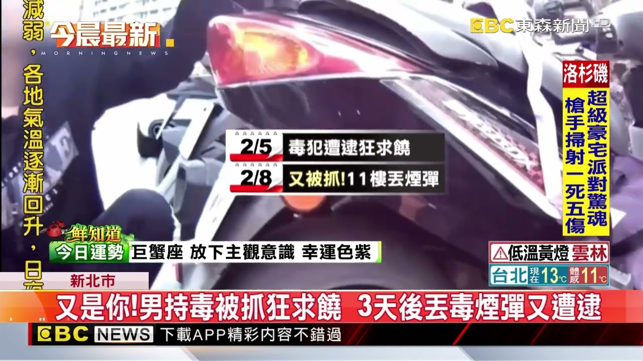 又是你！男持毒被抓狂求饒 3天後丟毒煙彈又遭逮@newsebc