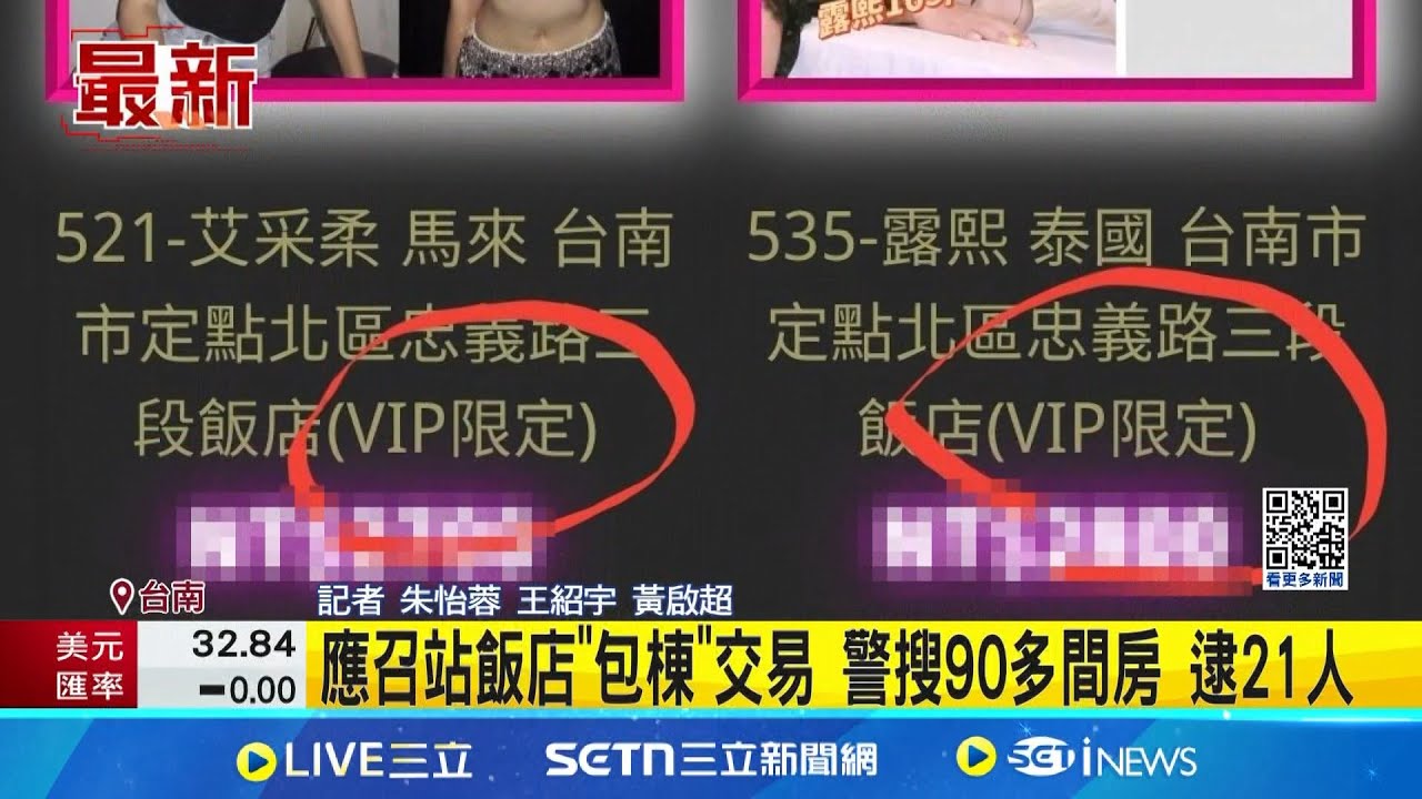 應召站飯店”包棟”交易 警搜90多間房 逮21人│記者 朱怡蓉 王紹宇 黃啟超 │新聞一把抓20250206│三立新聞台