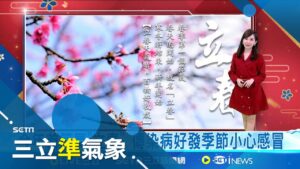 今年首節氣"立春" 傳染病好發季節小心感冒 追雪留意! 2500公尺↑高山有望降雪 防道路結冰 │氣象主播 陳宥蓉│三立準氣象20250203│三立新聞台