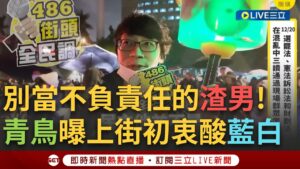 一刀未剪│民主的國家卻有不民主的政黨! 青鳥曝上街初衷"並非要施壓" 而是希望更多人不要政治冷感! 民眾:投完票卻沒監督很像不負責任的渣男│焦點人物大現場20250202│三立新聞台