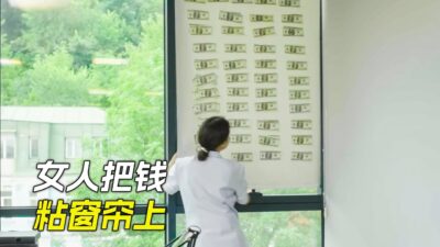 女人把錢粘到窗簾上，差點被老闆發現，短片，解說，獵奇，懸疑，冒險，救援，犯罪，short film