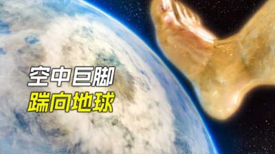 空中出現一隻巨腳，狠狠朝地球踩去，卻被攔了下來，科幻，奇幻，電影，解說，獵奇，超能力，巨人，喜劇，搞笑，短片，short film
