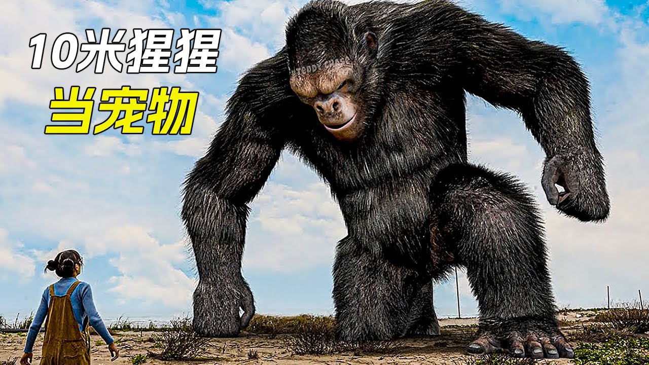 10米高的猩猩是女孩的寵物，還跟霸王龍打了起來，科幻，奇幻，電影，解說，獵奇，冒險，猩猩，怪獸，巨獸，短片，short film