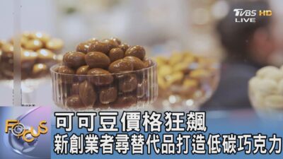 可可豆價格狂飆 新創業者尋替代品打造低碳巧克力｜FOCUS午間新聞 20250228 @tvbsfocus