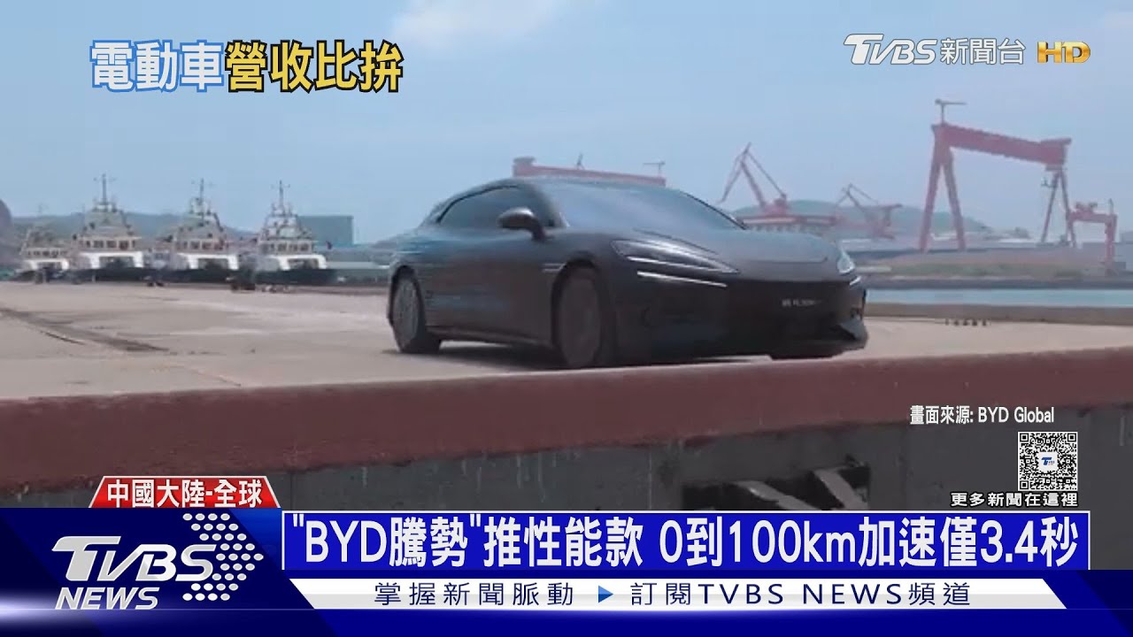 特斯拉跌落神壇? 陸BYD年營收「首破千億」超車｜十點不一樣20250326 @TVBSNEWS01