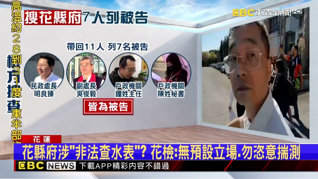 花檢出手了！查花縣府涉「非法查水表」 民政處長列被告@newsebc