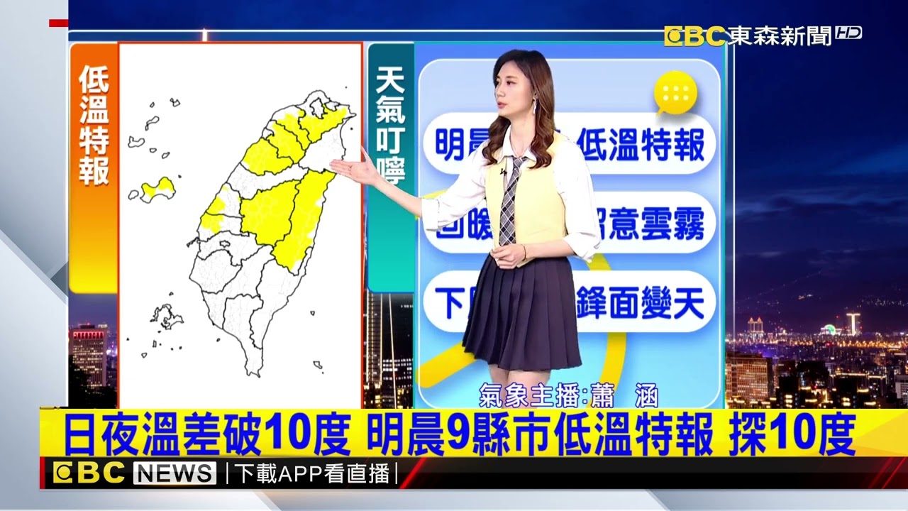 把握好天氣 下周「鋒面+冷空氣」 斷崖式降溫剩1字頭@newsebc