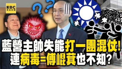 抗中保台下「KMT做啥都錯」還抓不到病毒傅崐萁！？國民黨「主帥失能、一團混仗」風往哪吹都不知！？【關鍵時刻】張炤和 @ebcCTime