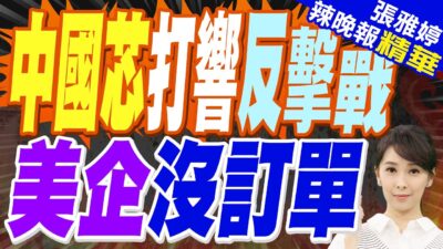 3500億人民幣 中國芯打響"反擊戰" | 中國芯打響反擊戰 美企沒訂單【張雅婷辣晚報】精華版@中天新聞CtiNews