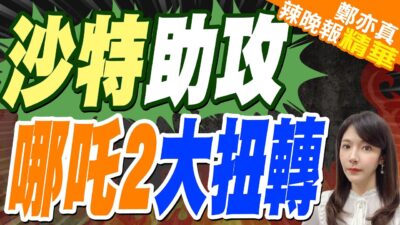哪吒2海外亮了 新加坡.沙特超火紅｜沙特助攻 哪吒2大扭轉｜郭正亮.介文汲.張延廷深度剖析?【鄭亦真辣晚報】精華版 @中天新聞CtiNews