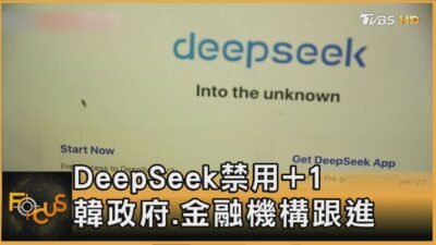 DeepSeek禁用+1 韓政府.金融機構跟進｜方念華｜FOCUS全球新聞20250206 @tvbsfocus ​