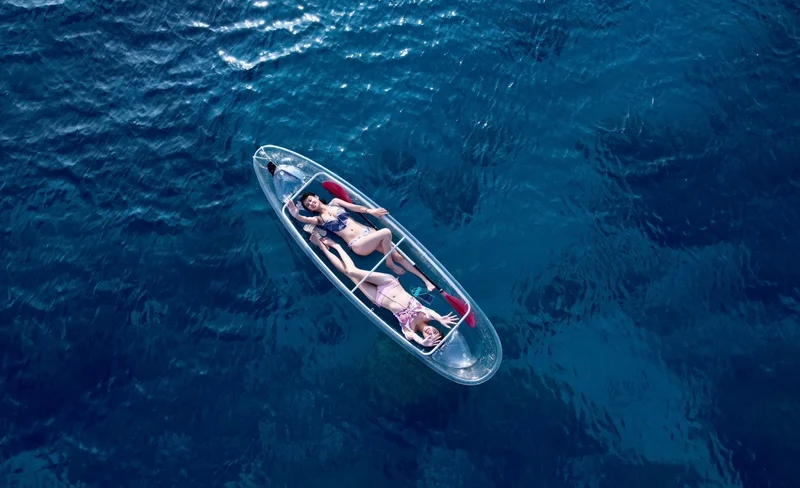 屏東: 小琉球蟹老闆 - 獨木舟 / 透明獨木舟 / SUP (贈拍照及空拍)-KLOOK