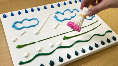 刮畫技法/壓克力質感畫