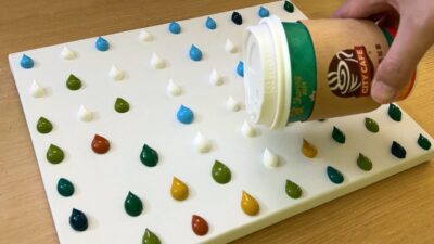 杯套畫技法 / 壓克力畫 / 畫深林