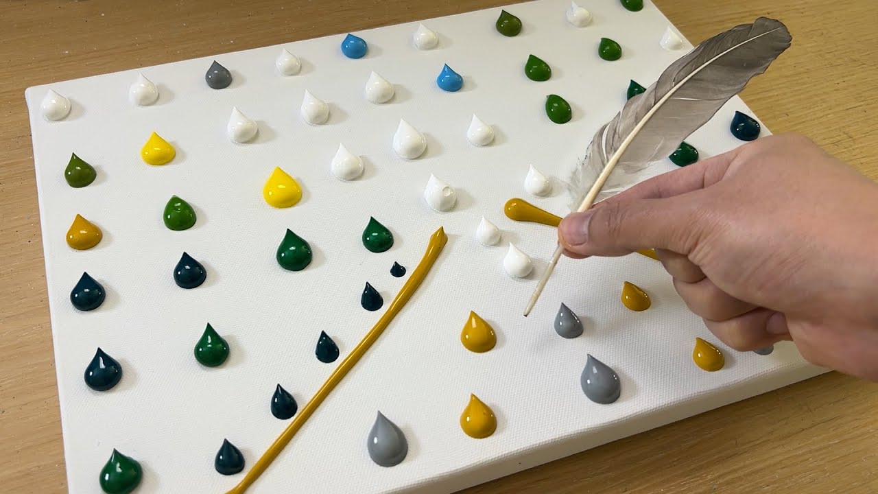 畫森林| 簡單的壓克力畫技法