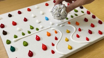 如何画情侣简单/鋁箔紙画技法