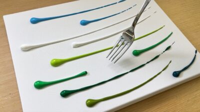 畫向日葵田/壓克力畫技法