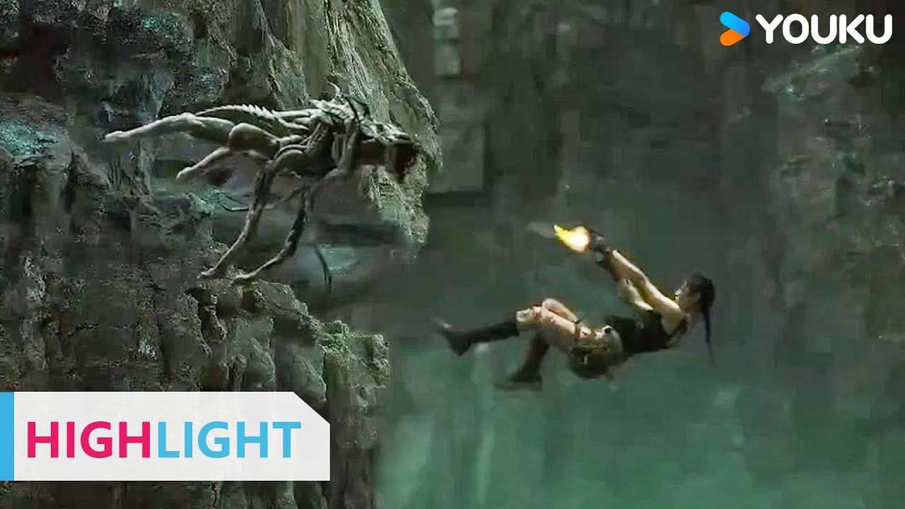 The beauty fell to the lake because of scary monsters!【Skull Island in Hindi Dubbed】| YOUKU MOVIE