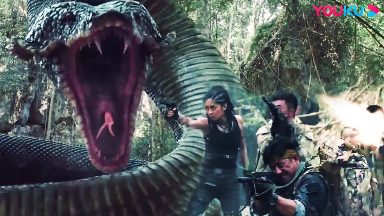 ENGSUB 雇佣军大战巨蛇惨遭团灭！不愧是史前巨兽无人能敌！ |【大蛇4：迷失世界 Snake 4: The Lost World】| YOUKU MOVIE | 优酷电影