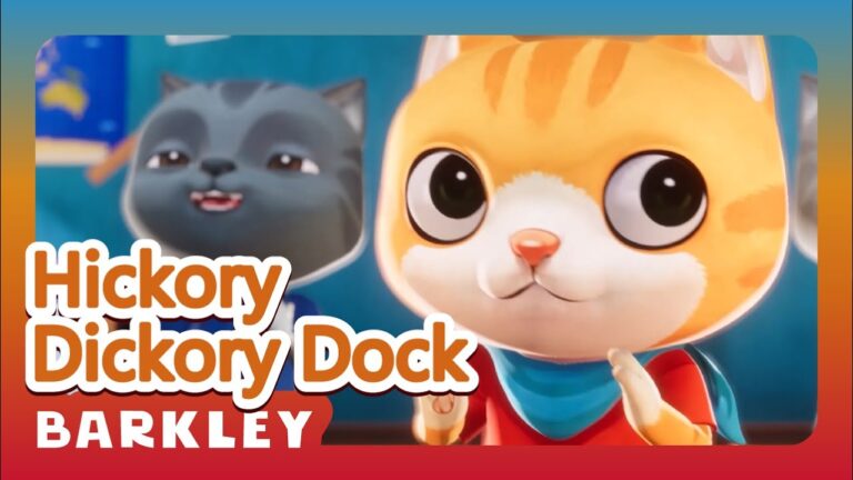 Hickory dickory dock - Mouse down again!|Barkley – Nursery Rhymes & Kids Songs hq720