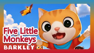 Five Little Monkeys-Barkley's Wonder Forest｜Barkley – Nursery Rhymes & Kids Songs