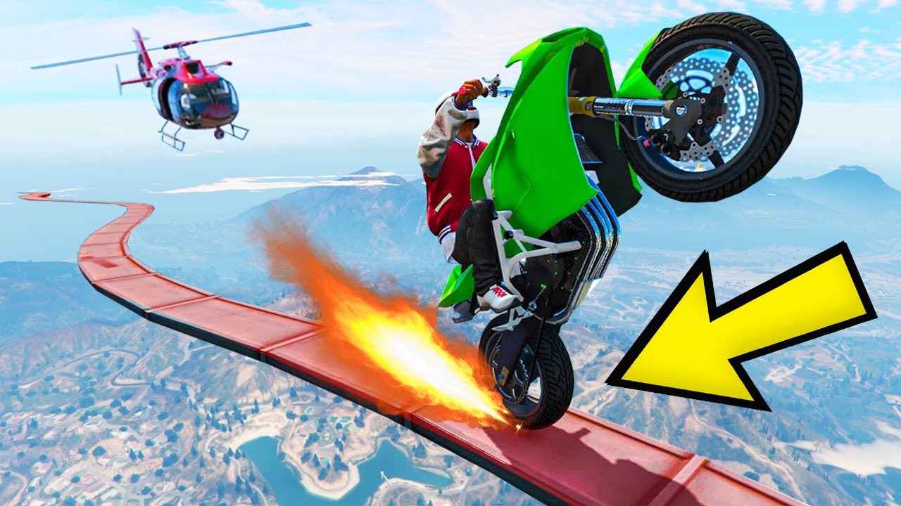 【DE JuN】GTA 5 – 我完成了不可能的任務！特技挑戰！