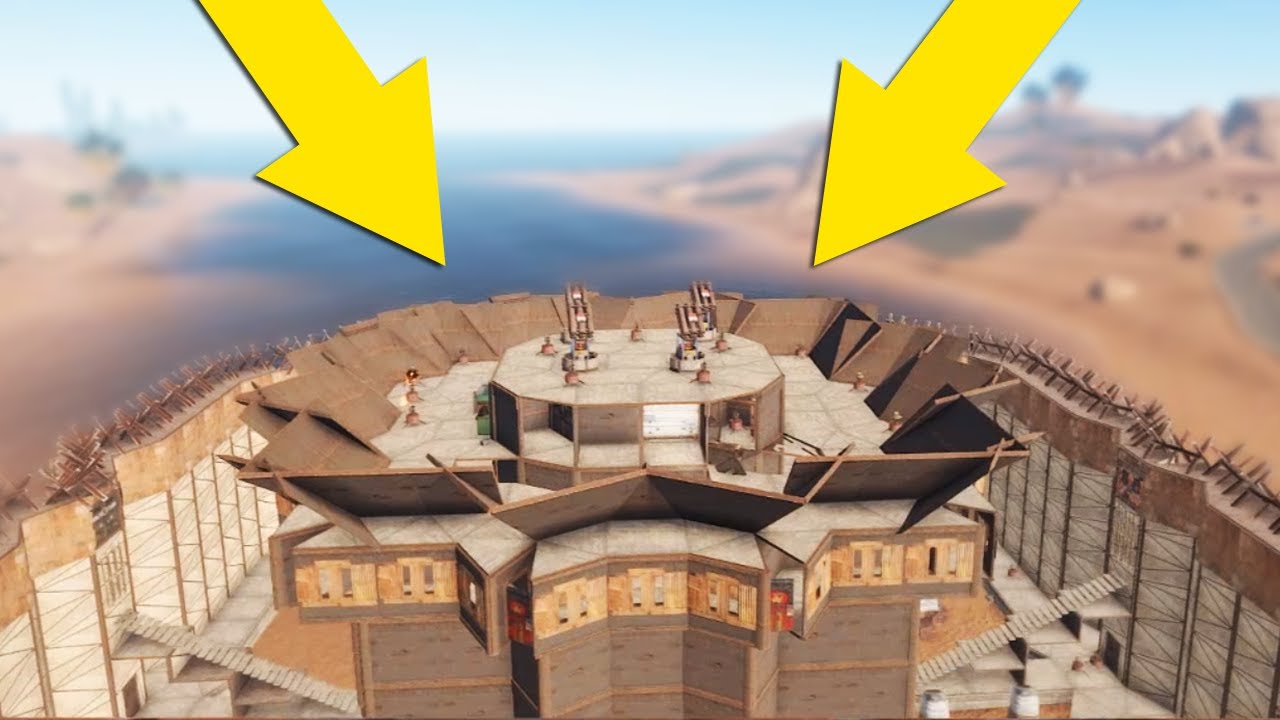 【DE JuN】Rust – 夜間攻堅行動！竟把領地櫃放這種地方？