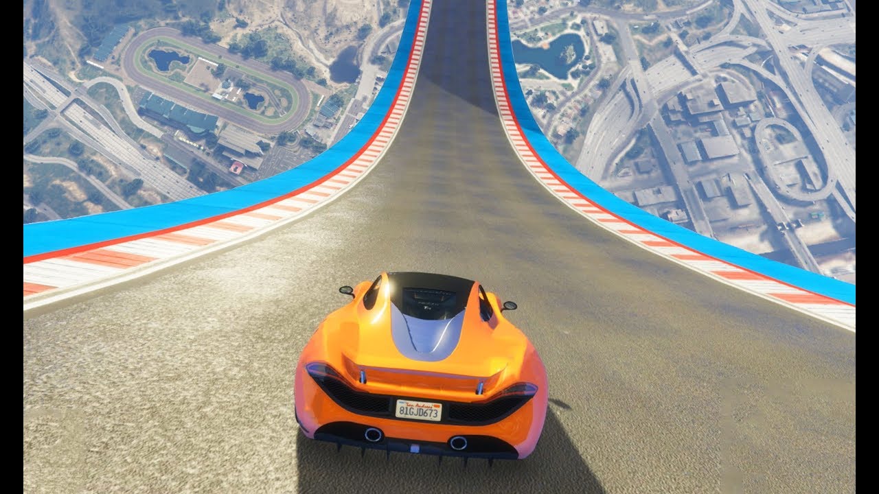 【DE JuN】GTA5- 超陡峭飛車場！這樣都能贏？