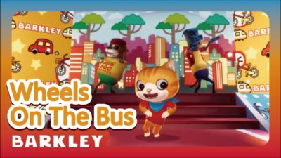The Wheels On The Bus｜Barkley – Nursery Rhymes & Kids Songs