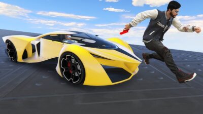 【DE JuN】GTA 5 - 超級跑車 VS 跑酷高手 ( 歡樂時刻 )