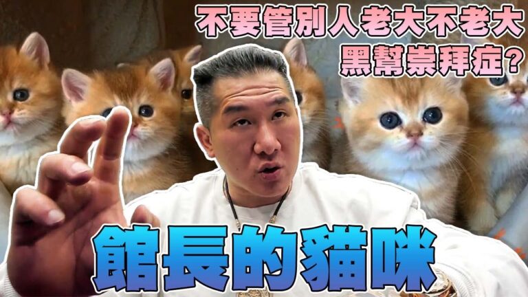 【館長精華】館長的貓咪!阿館在貓咪身上花了多少錢!?/黑幫崇拜症!?不要管別老大不老大的!做好自己就好!! hq720