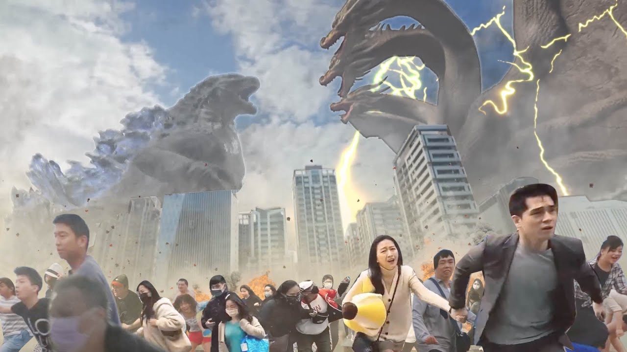 Godzilla v.s. Ghidorah with Minecraft マインクラフト版 ゴジラ対ギドラ 哥吉拉大戰基多拉台灣真人版(粉絲創作)