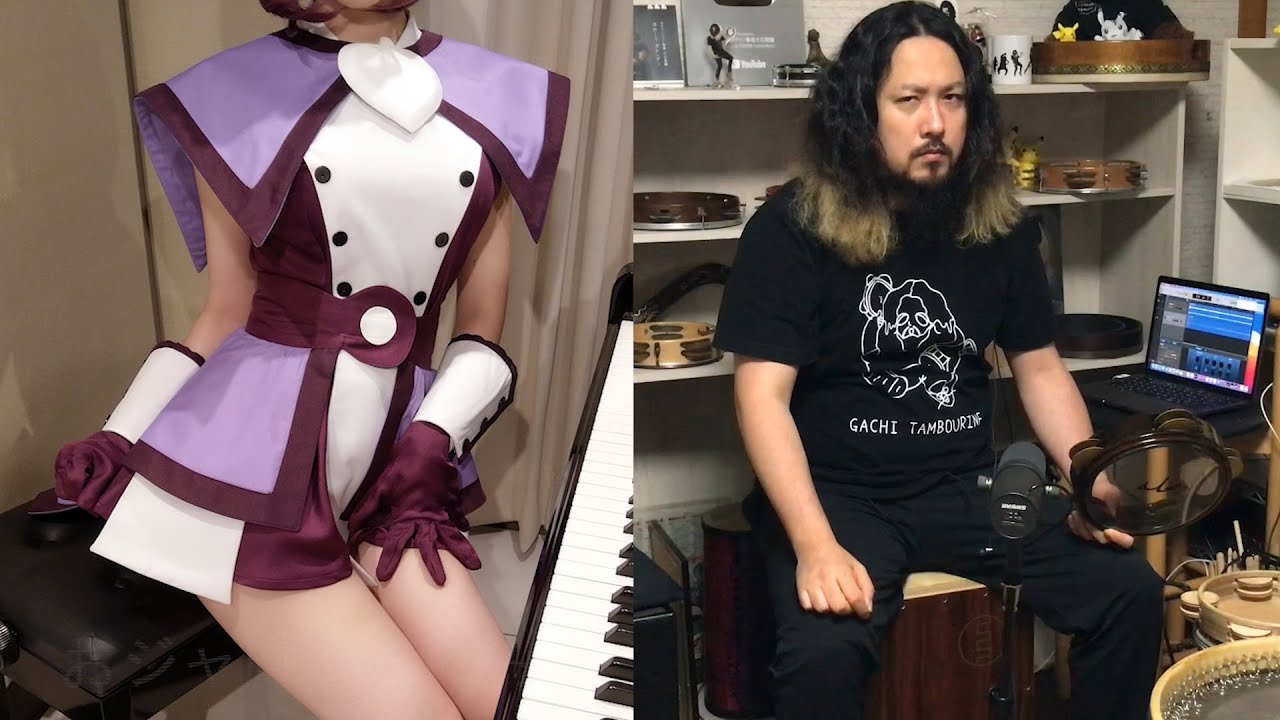 おジャ魔女どれみ OP おジャ魔女カーニバル!! TV-SIZE MAHO堂 [ガチタンバリン奏者大石竜輔 & Pan Piano]