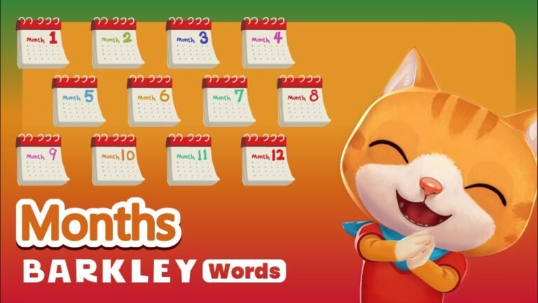 Barkley Words|Months – Learn English Vocabulary For Kids hq720