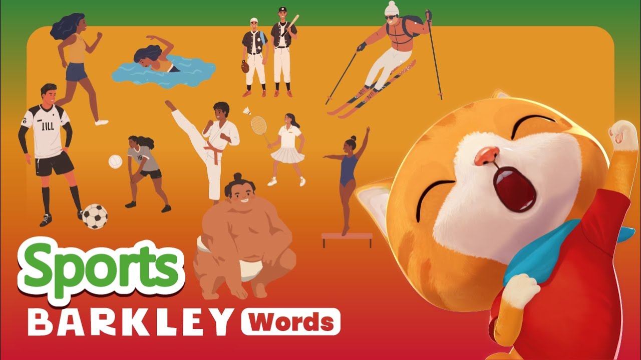 Barkley Words｜Sports – Learn English Vocabulary For Kids