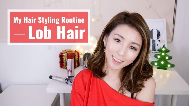 我的頭髮造型-長包鮊頭 My Hair Styling Routine-Lob Hair ♥ Nancy hq720