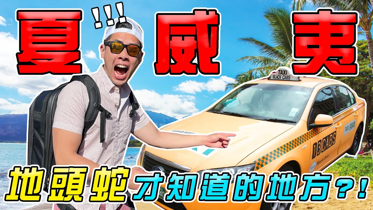 攔計程車給司機決定我們的行程！夏威夷觀光客不知道的秘境！｜The DoDo Men 嘟嘟人